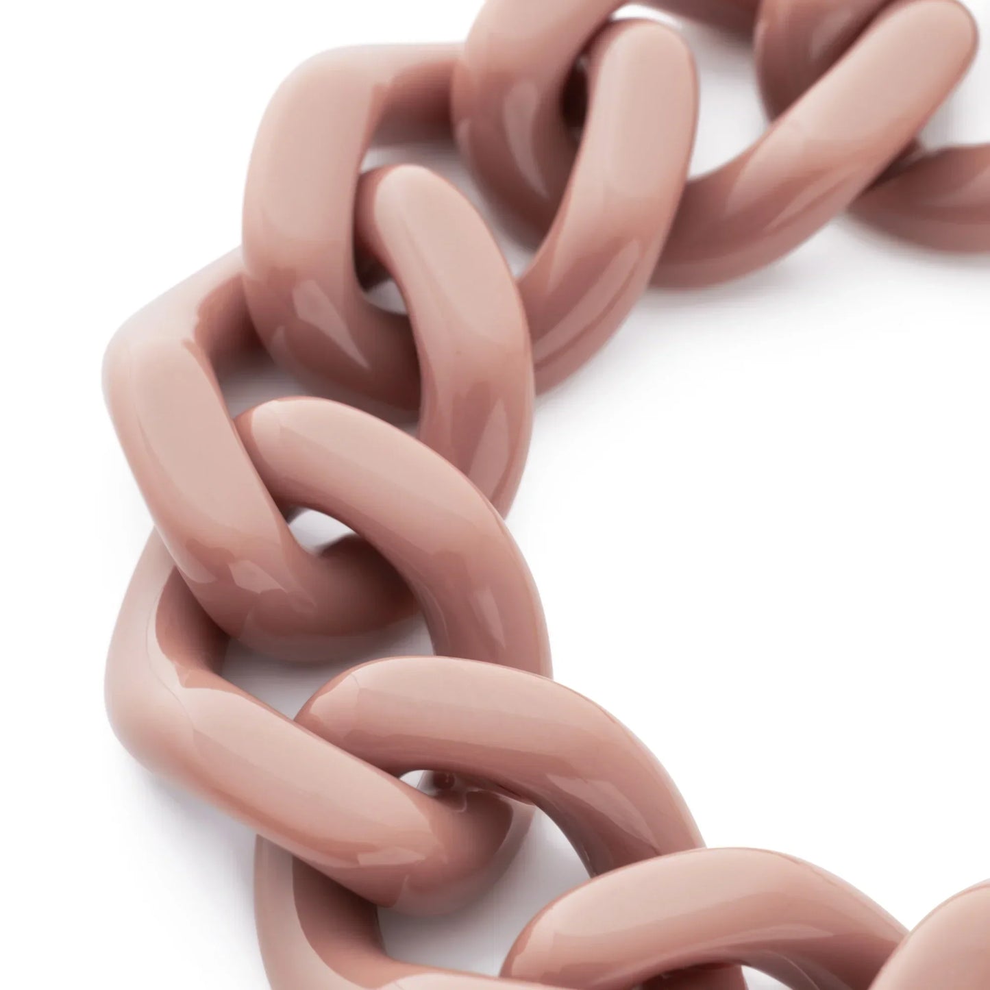 Bracelet à grosses mailles flat chain Mocha Mouse - Vanessa Baroni 