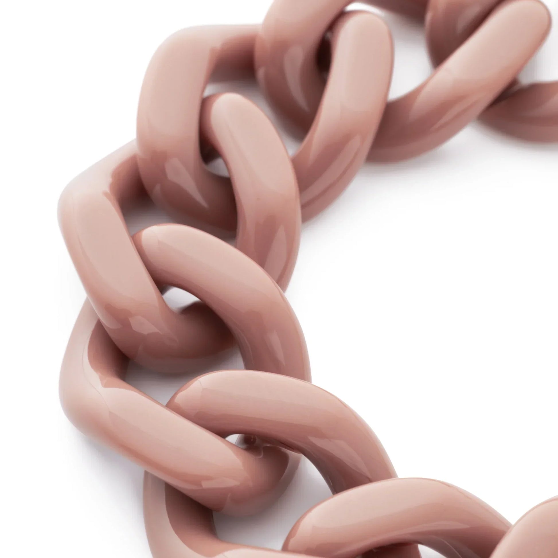 Bracelet à grosses mailles flat chain Mocha Mouse - Vanessa Baroni 