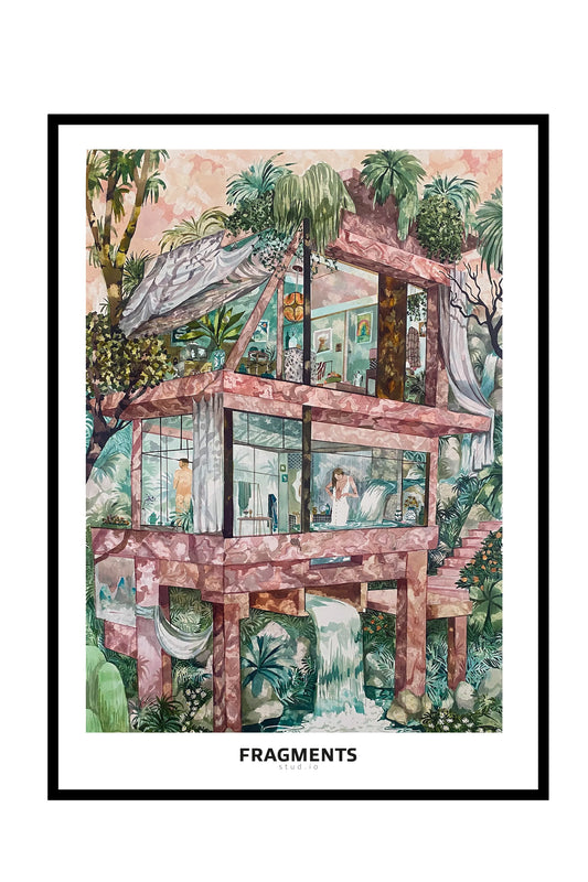 Baigneurs II - Puzzle en fragments - Fragments Studio