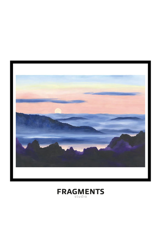 Lever de Lune - Puzzle en fragments - Fragments Studio