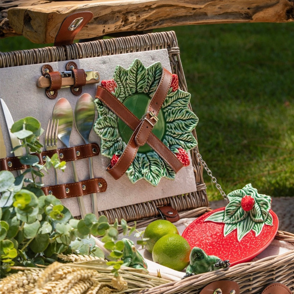 Plat à Olives Fraise - Bordallo Pinheiro