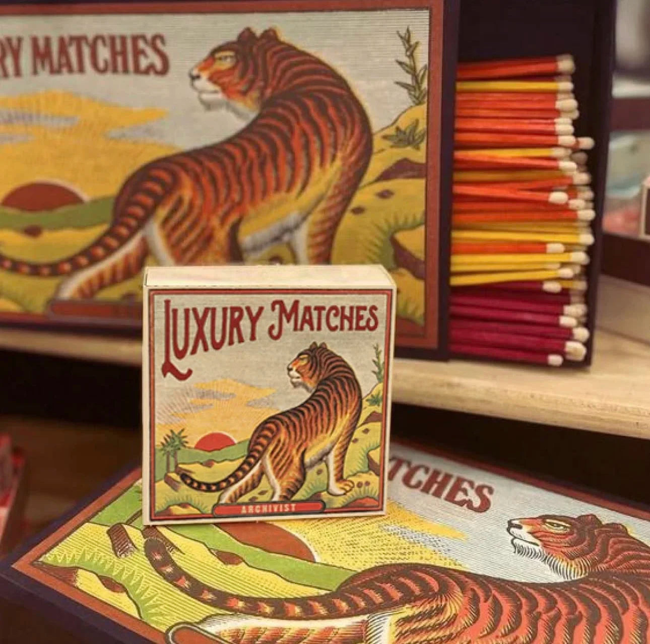 The Tiger - Géante Boîte d'allumettes - Archivist Gallery