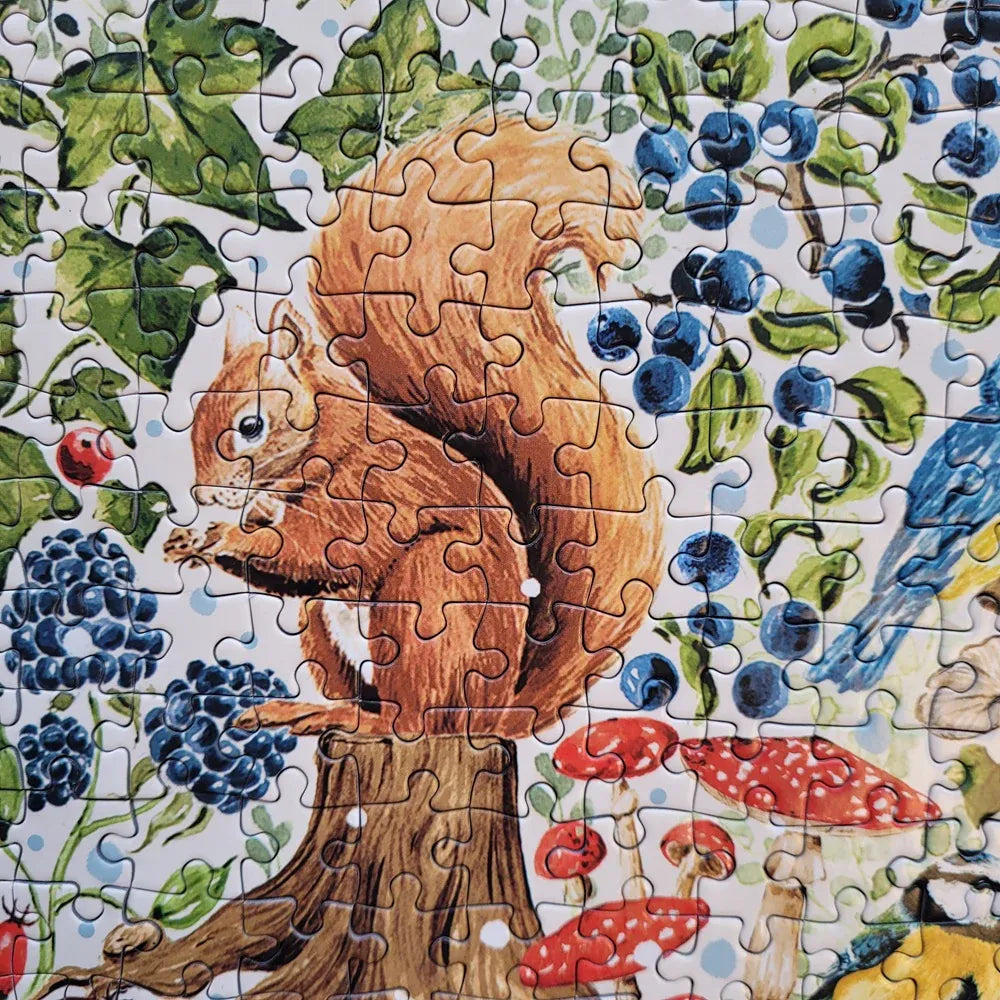 Deuxième zoom sur le puzzle Woodland Wildlife