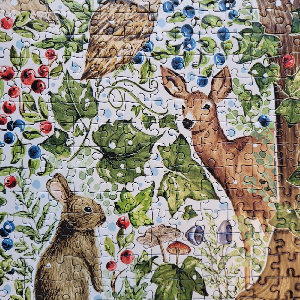 Troisième zoom sur le puzzle Woodland Wildlife