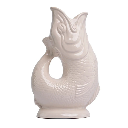 Authentique carafe poisson glouglou Crème XL Gluckigluck