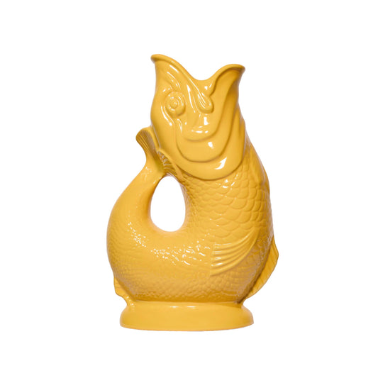 Carafe poisson Glouglou Jaune XL