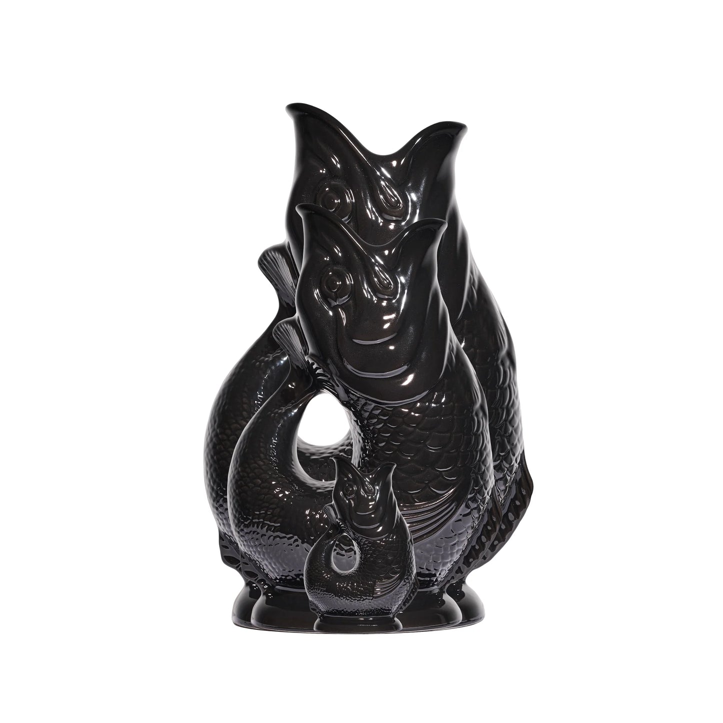 Poisson Noir Mini - Vase Carafe Glukigluck
