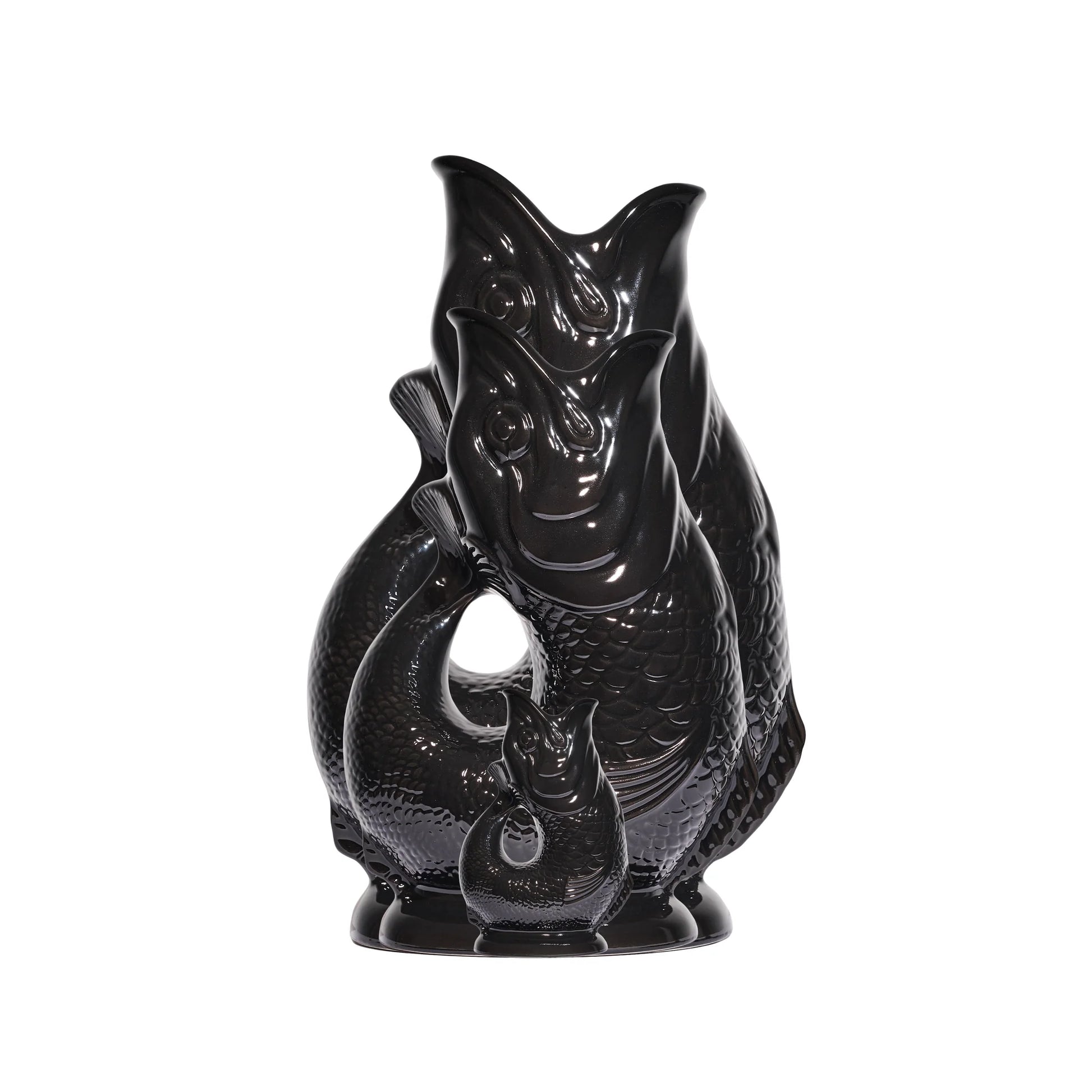 Poisson Noir Mini - Vase Carafe Glukigluck