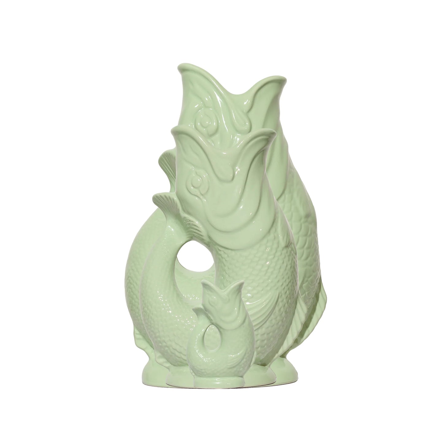 Poisson Pistache XL - Vase Carafe Glukigluck