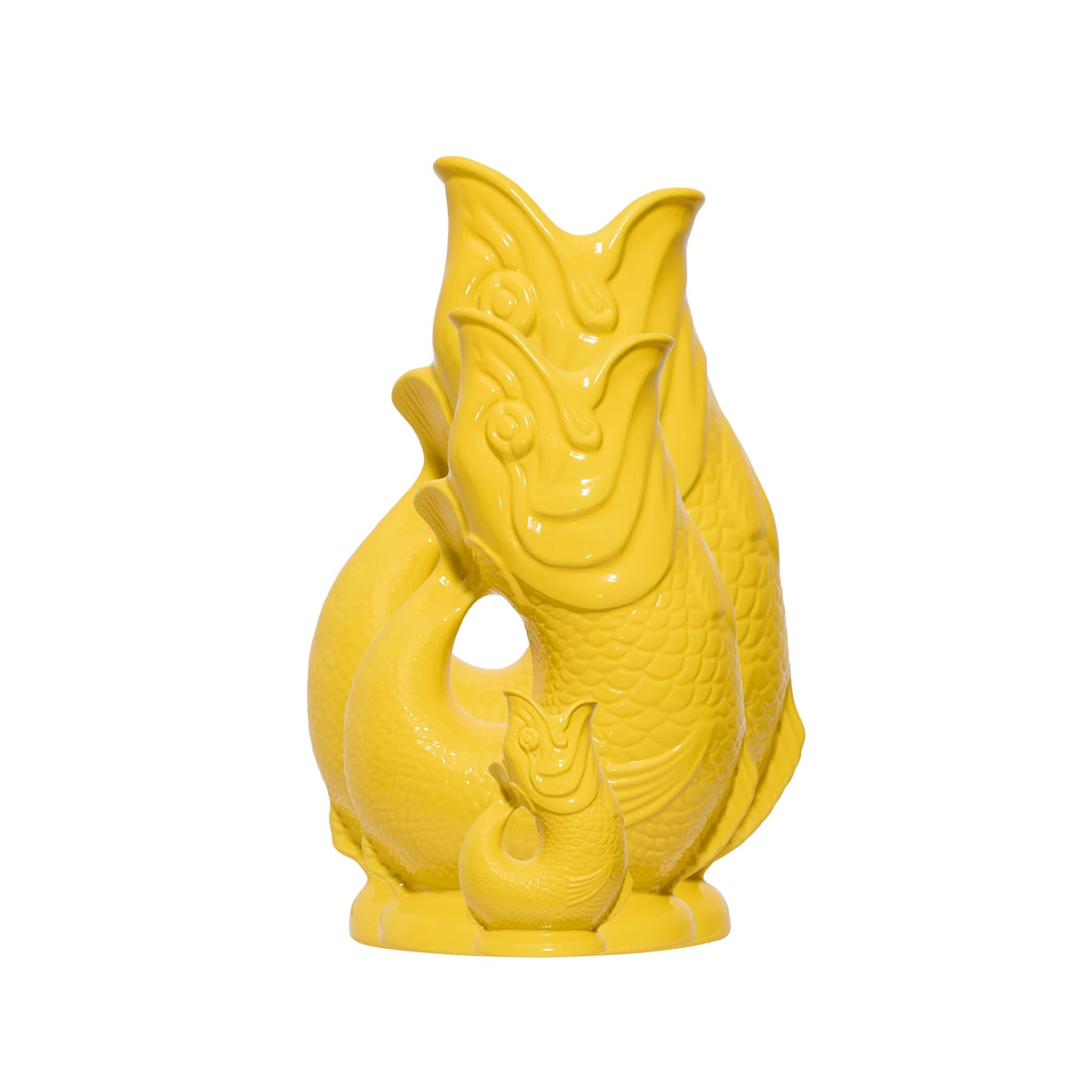 Poisson Sunsun Jaune mini - Vase Carafe Glukigluck