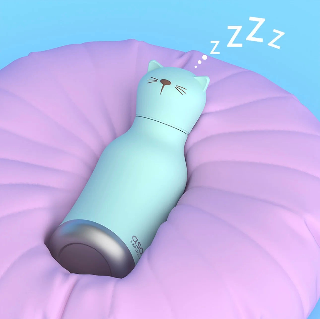 Gourde Kiki Isotherme - Collection Bestie Chat - Asobu