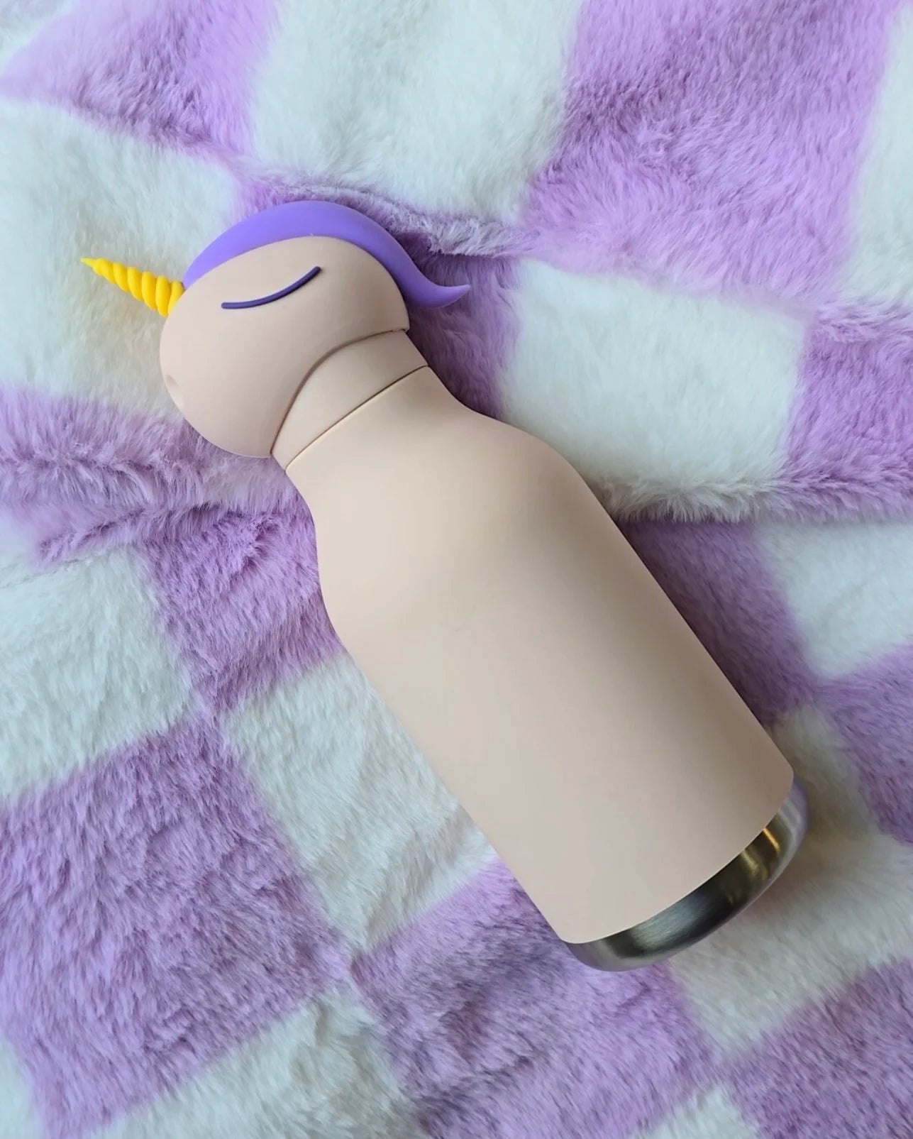Gourde licorne personnalisée pour fille - Gobelet rose 16 oz Gourde licorne personnalisée pour fille - Gobelet rose 16 oz