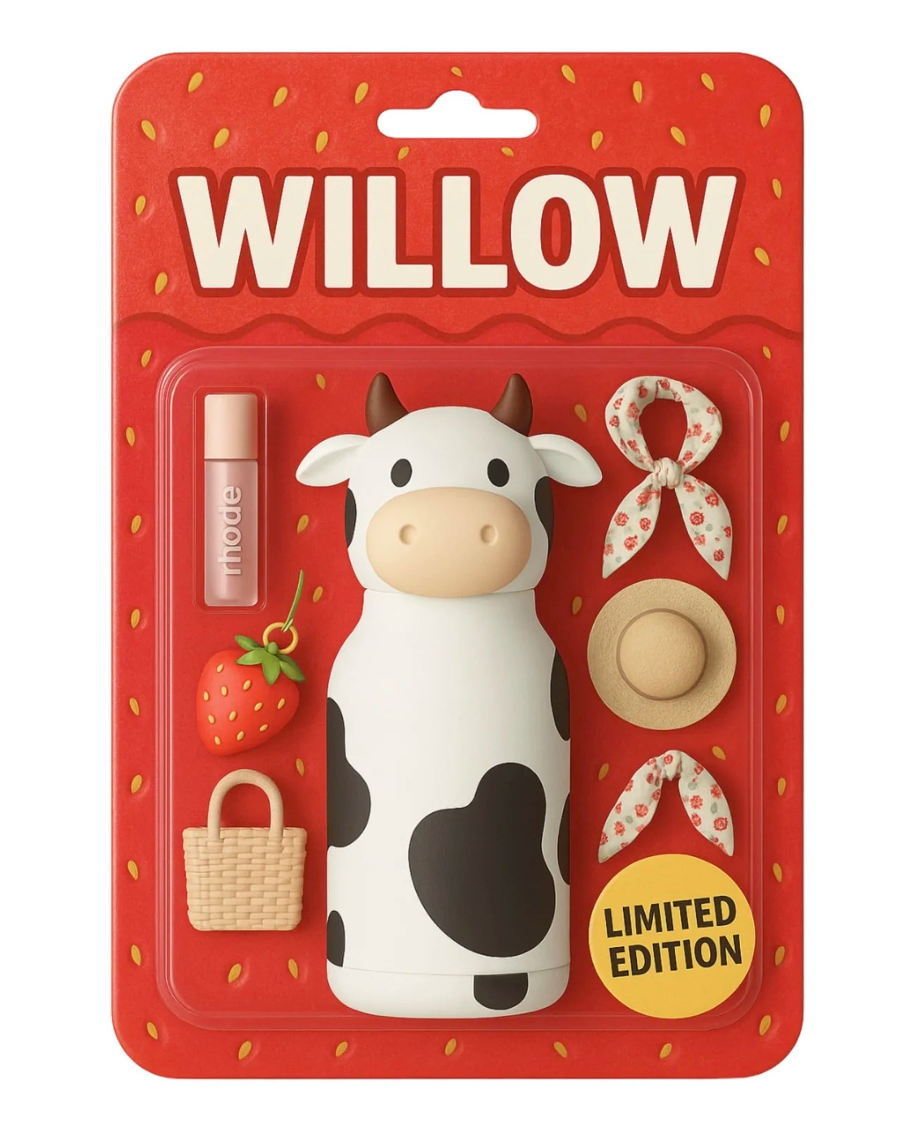 Gourde Willow Isotherme - Collection Bestie Vache - Asobu