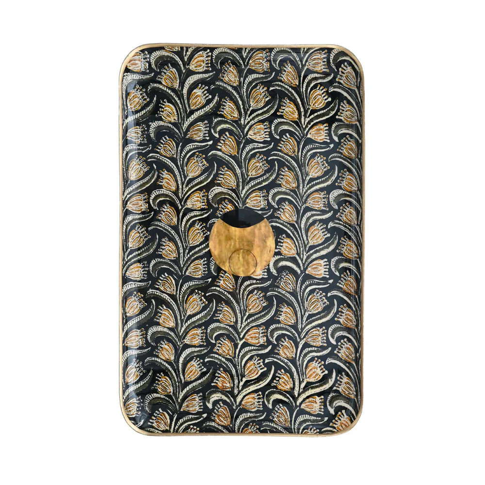 Albizia - Grand Plateau en aluminium emaillé - Boncoeurs