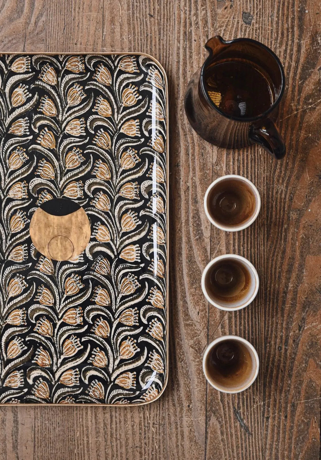 Albizia - Grand Plateau en aluminium emaillé - Boncoeurs