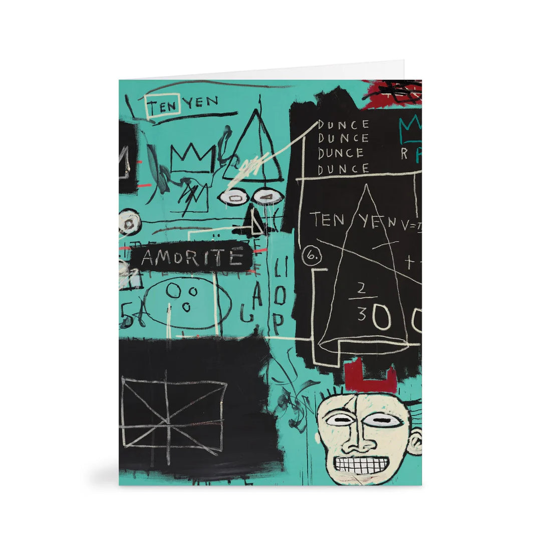 Coffret de 16 Cartes Jean Michel Basquiat par Galison - 8 oeuvres mythiques à exposer ou envoyer