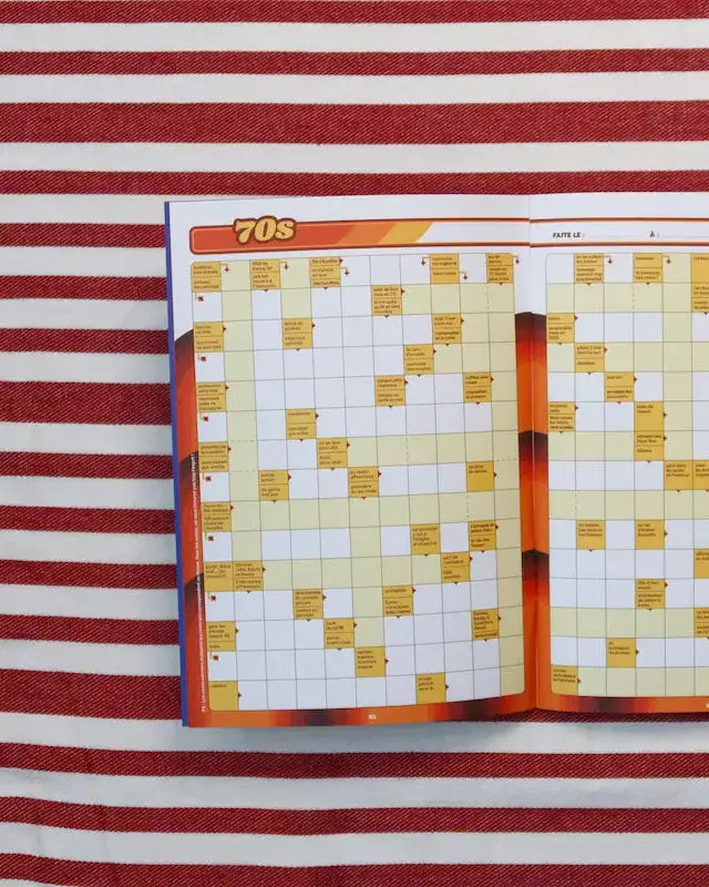 Grillé Chaud mots fléchés années 70