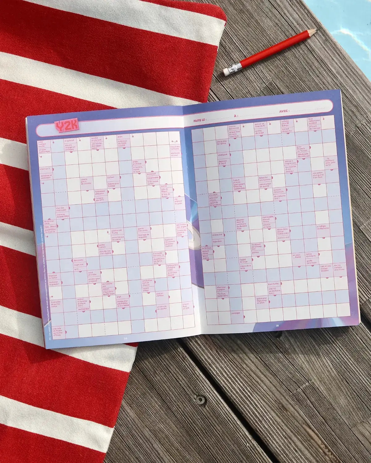 Grillé Chaud - Grille thématique Y2 bleue