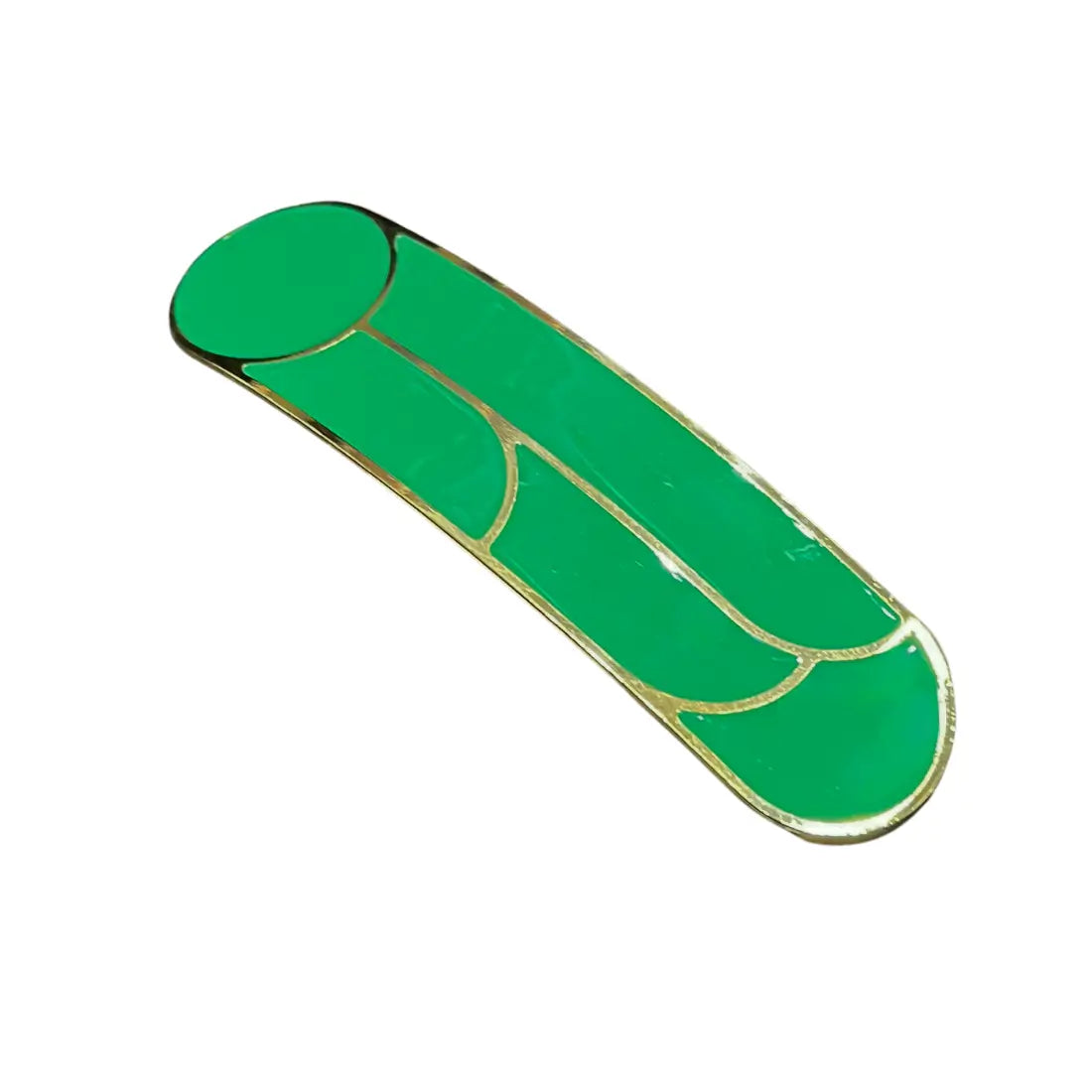 Barrette à cheveux Marie Vert Forêt ar Gypso