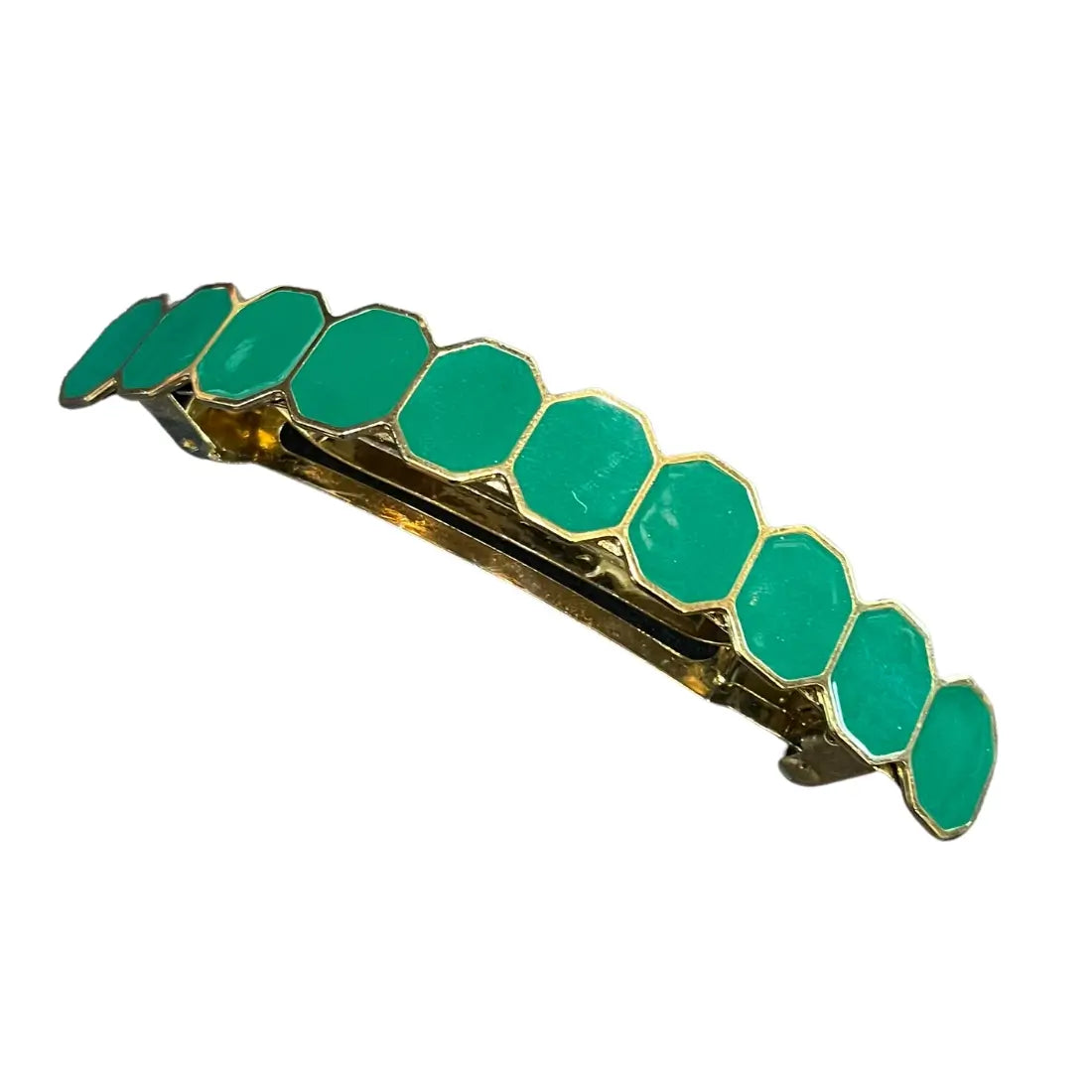 Barrette Sidonie XXL Vert Sapin par Gypso