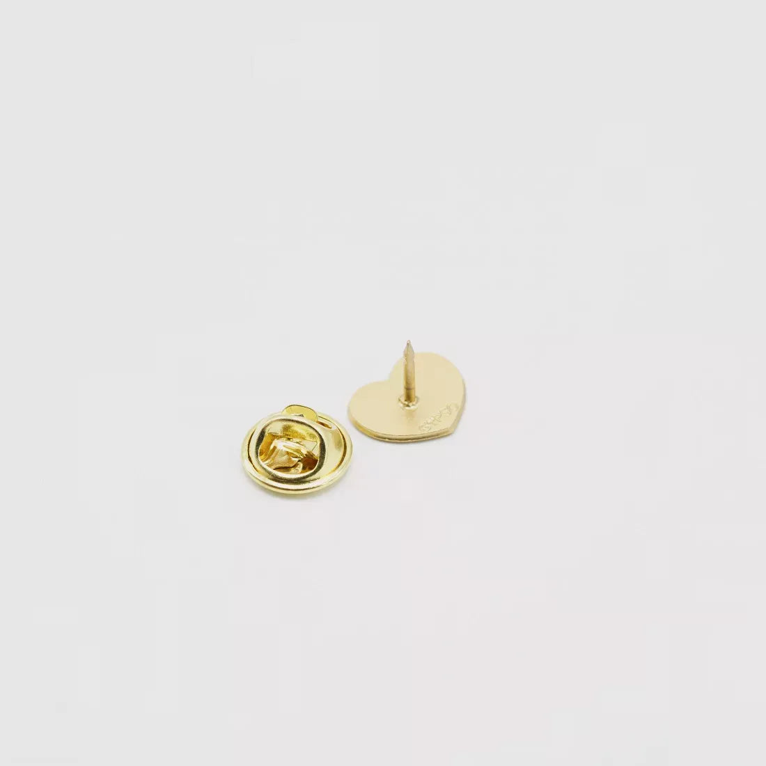 Pins bisou doré ouvert