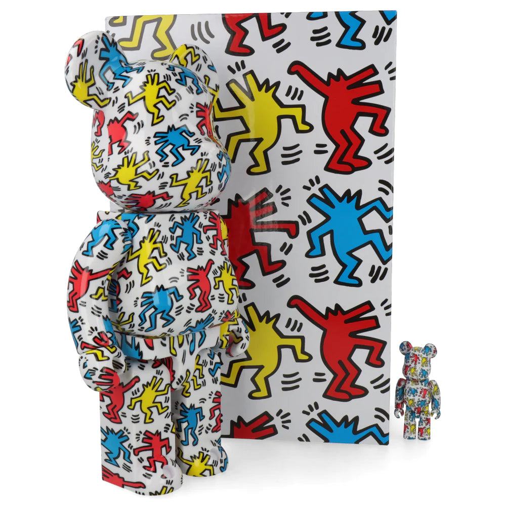 Copie de Bearbrick Keith Haring V9 - 400% - Medicom Toy