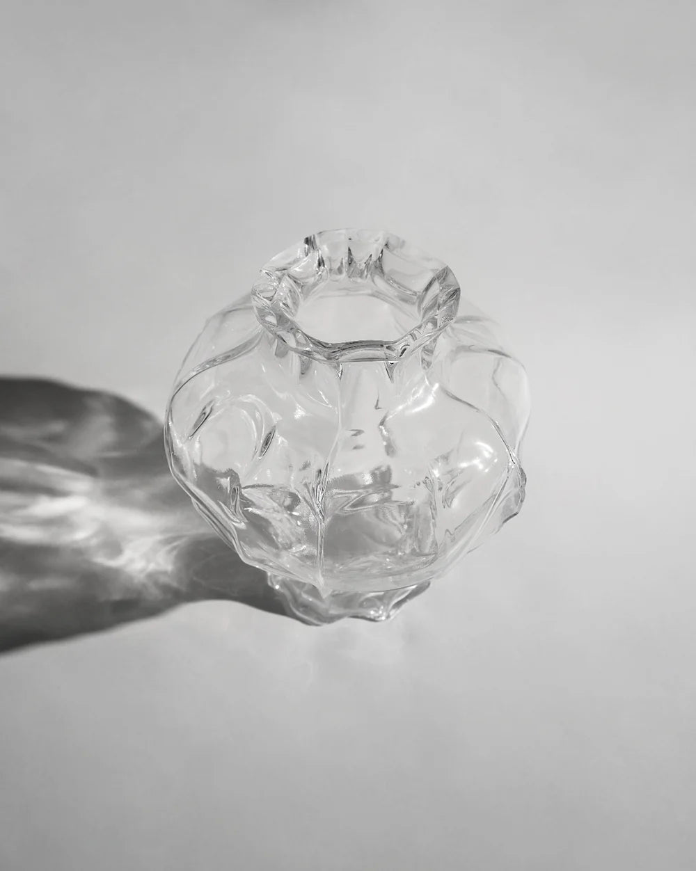 Ammonit - Vase transparent - Hein Studio