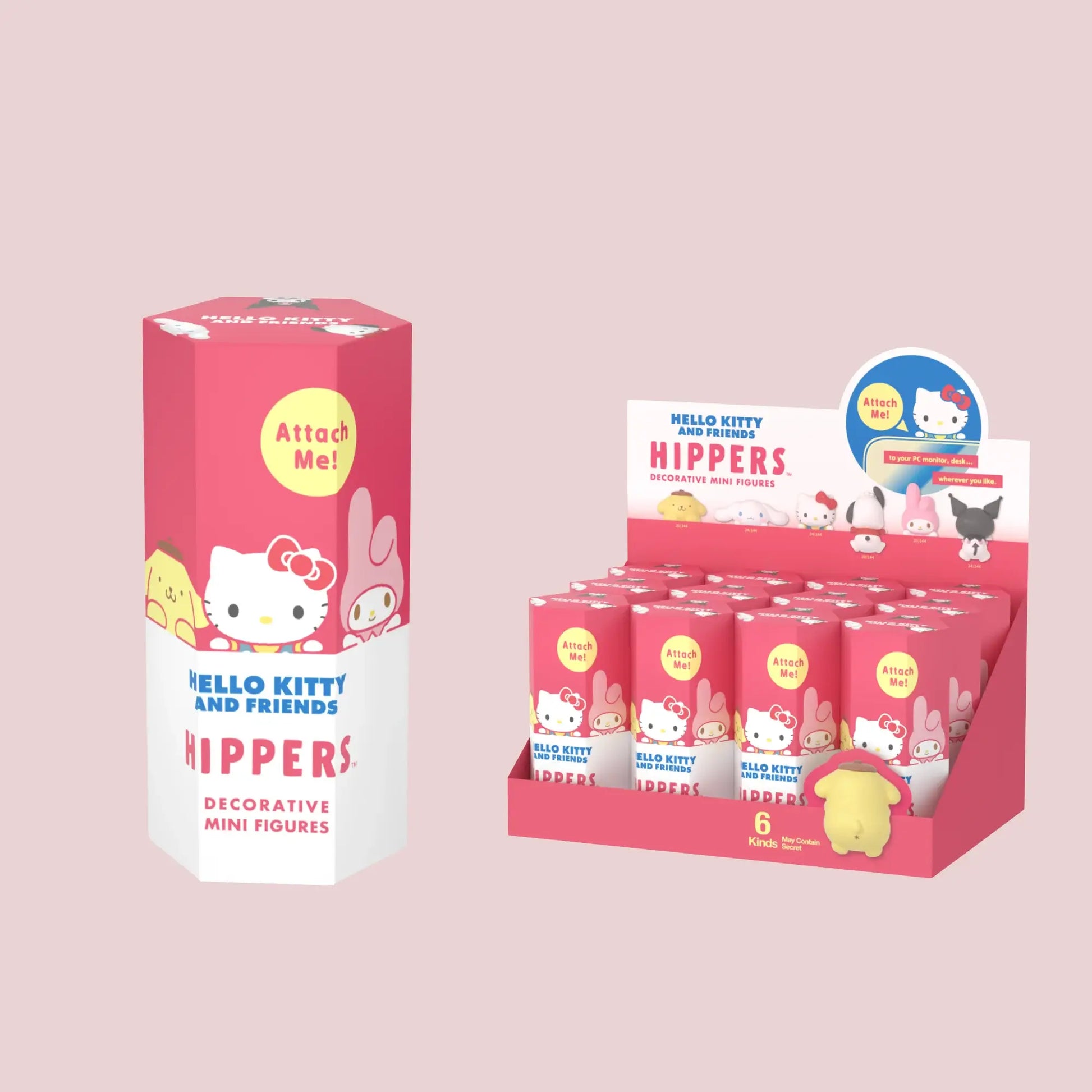 Hippers Hello Kitty and Friends boite mystère et display entière