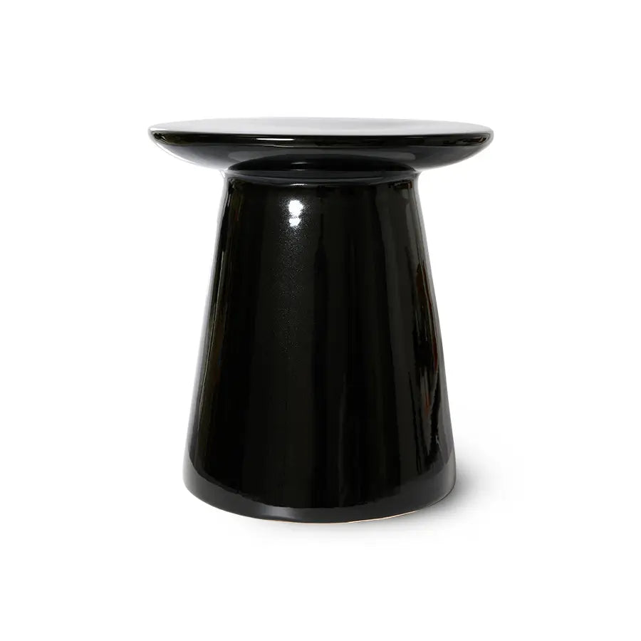 Packshot de la Table d'appoint Earthenware en Céramique noire