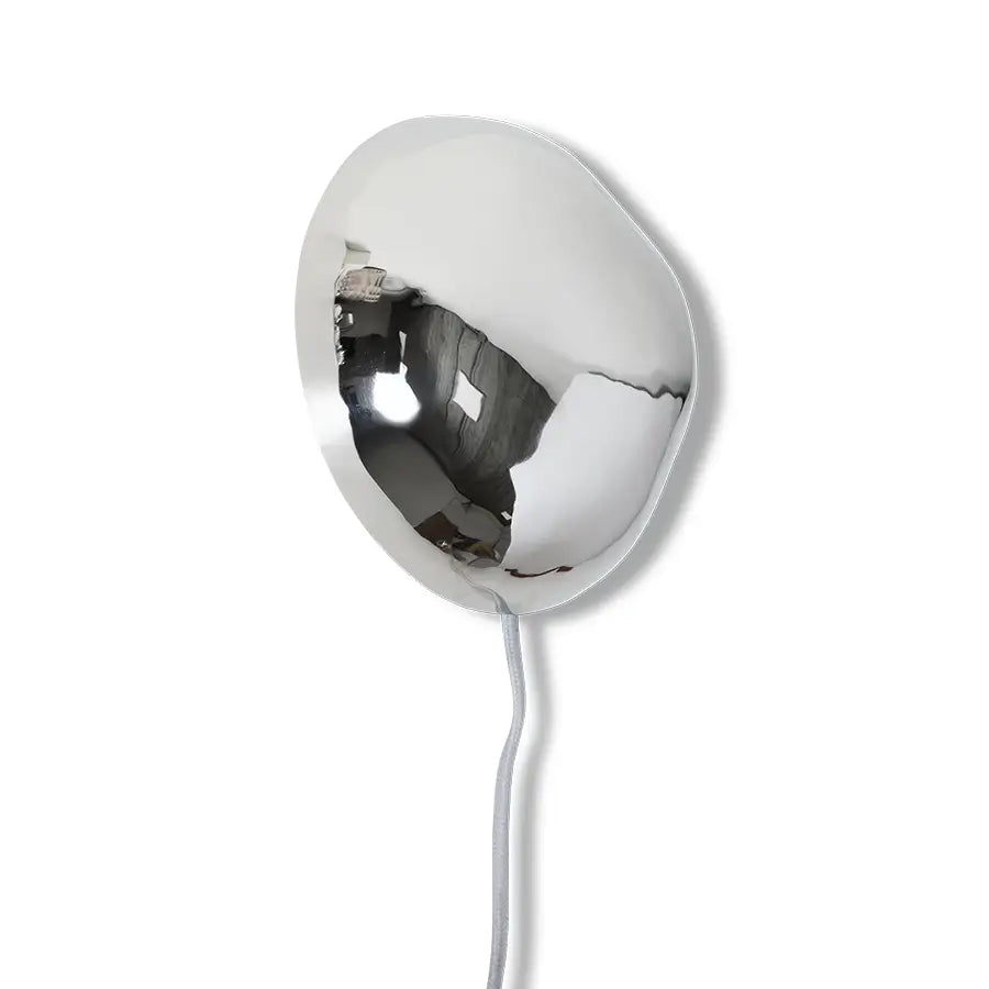 Applique Orb Chrome sur fond blanc