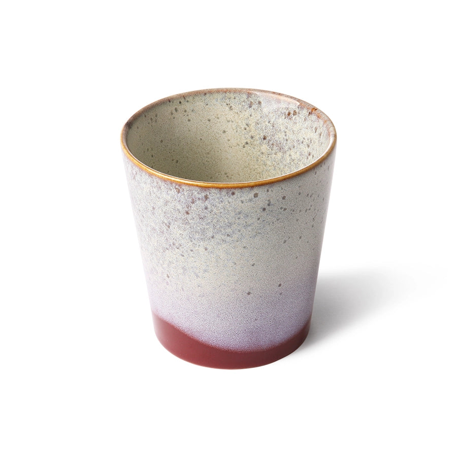 Tasse à café Frost blanc et rouge