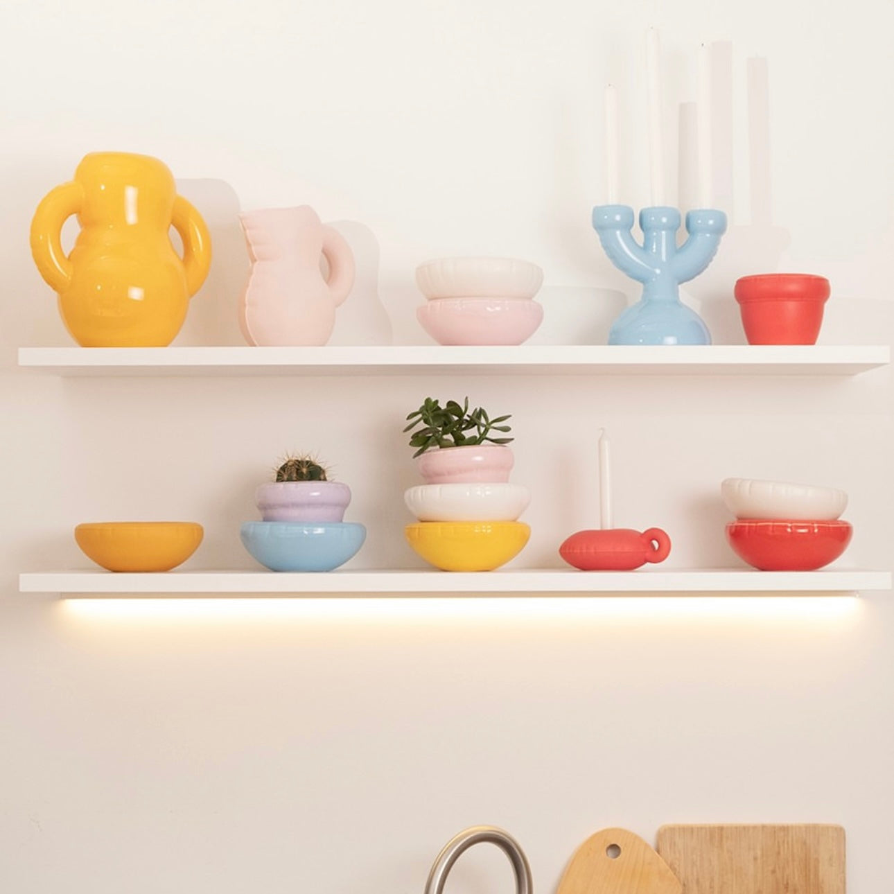 Bol Brillant Lisa en céramique Rose - Home Studyo