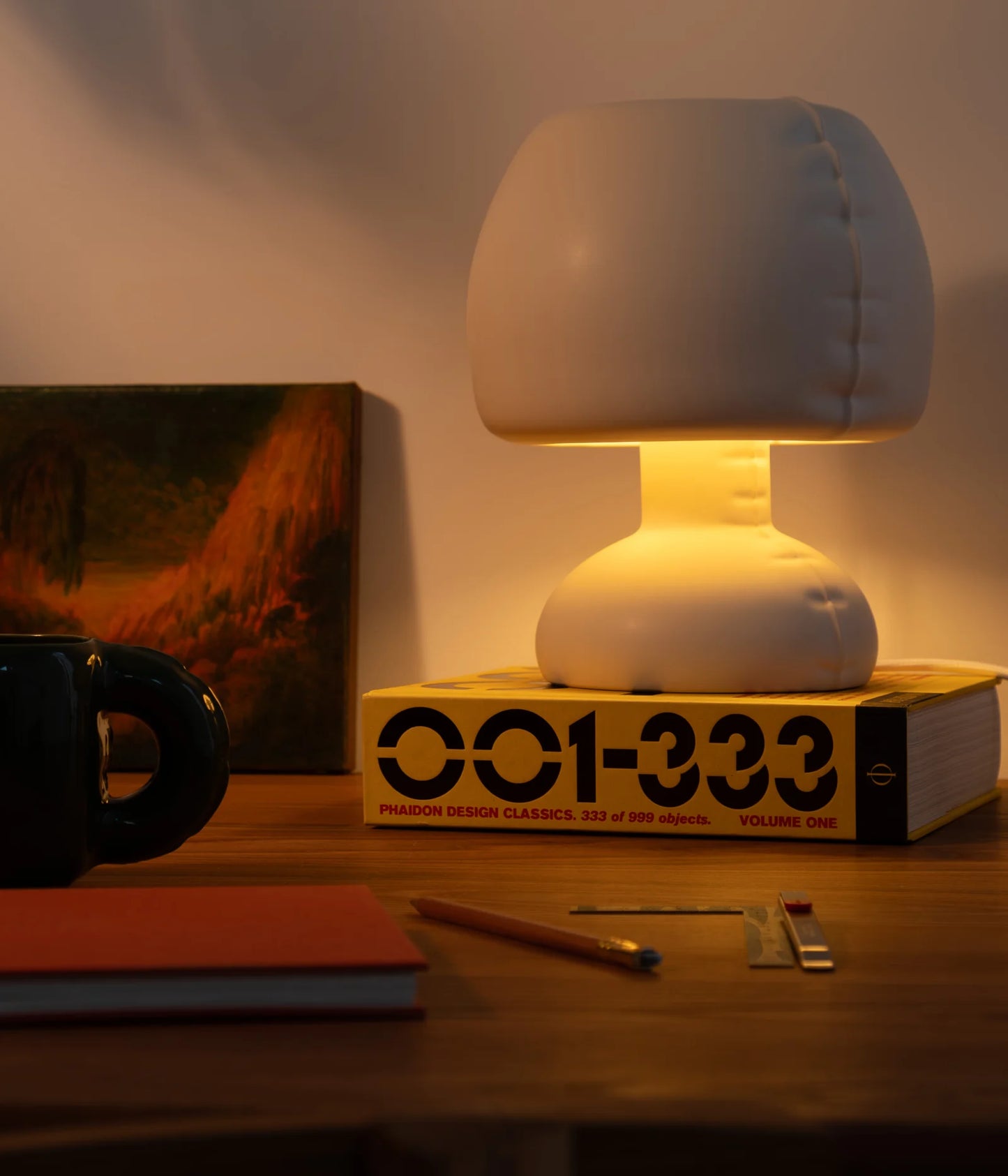 Lampe Freddy en céramique Bone - Home Studyo