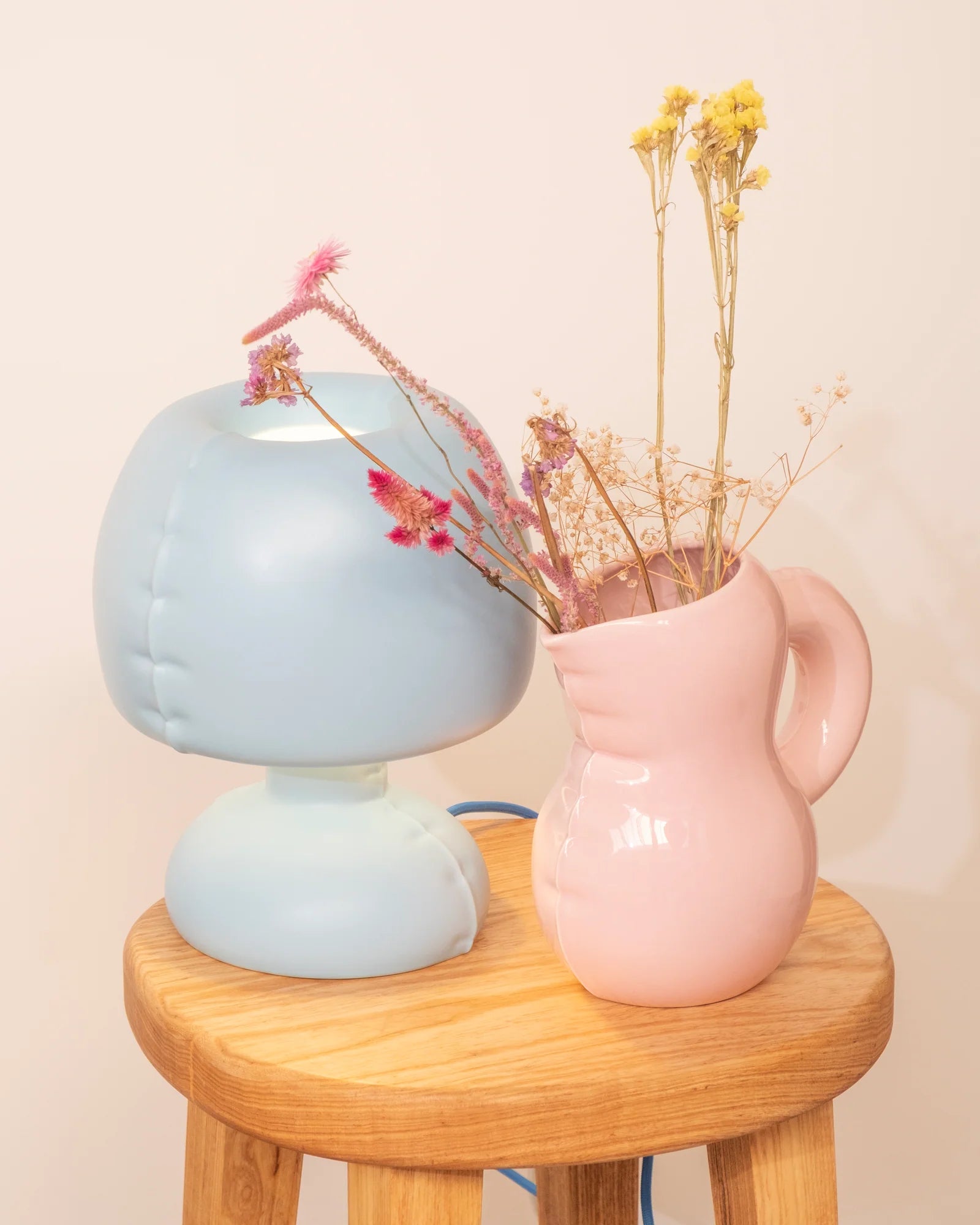 Lampe Freddy en céramique Sky - Home Studyo