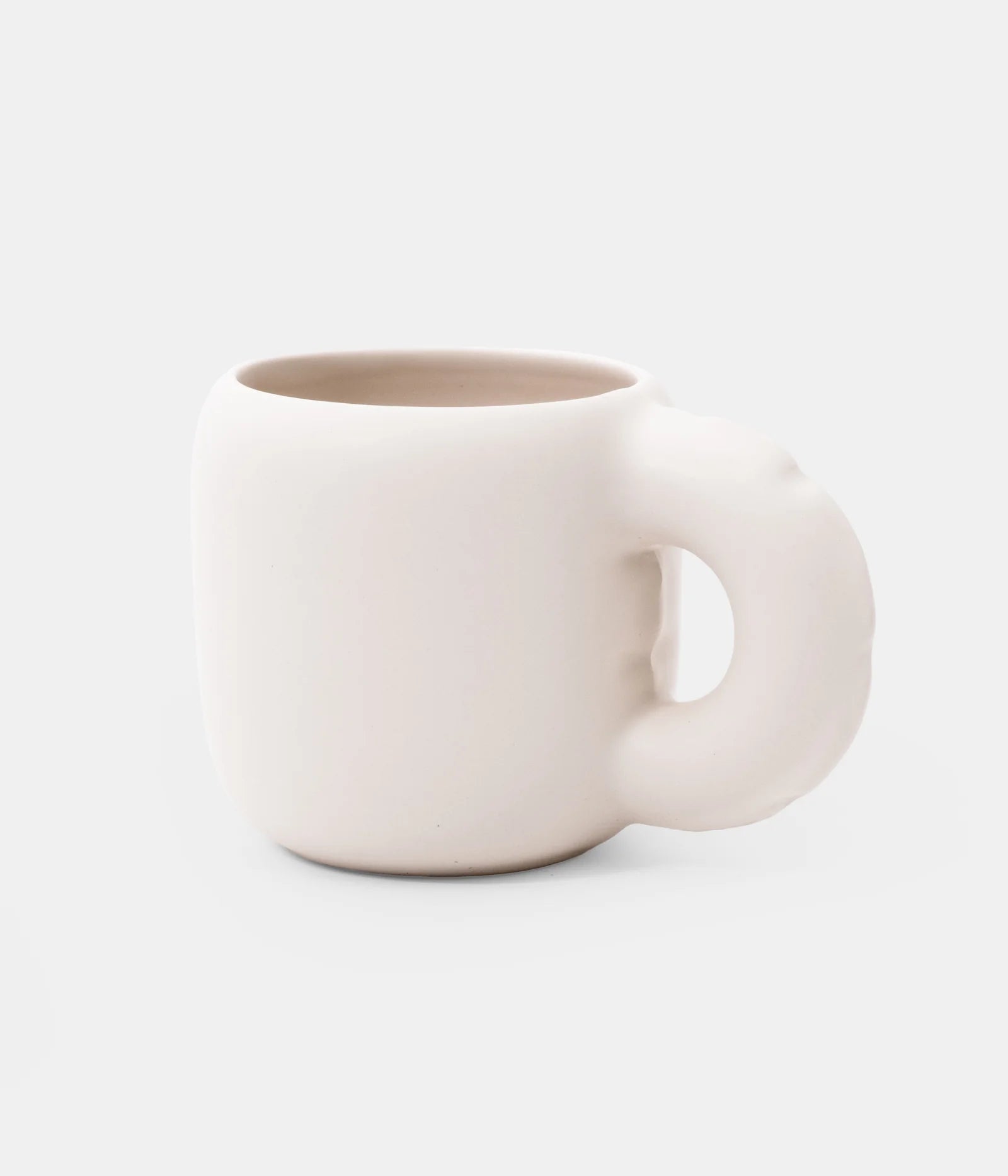 Mug Gaston en céramique Bone - Home Studyo