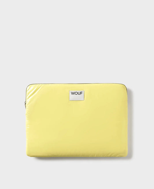Housse d'ordinateur Wouf couleur Butter pour ordinateur 13" & 14"