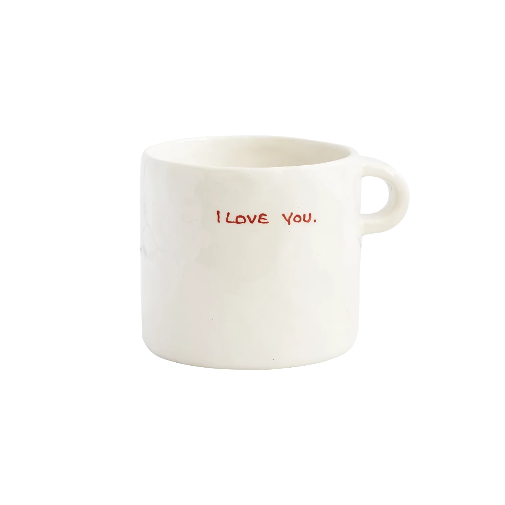 I Love You - Mug en céramique avec ecriture manuscrite - Anna + nina