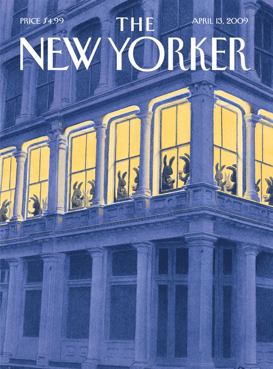Illustration "Bunny Cocktails" par Bliss pour The New Yorker