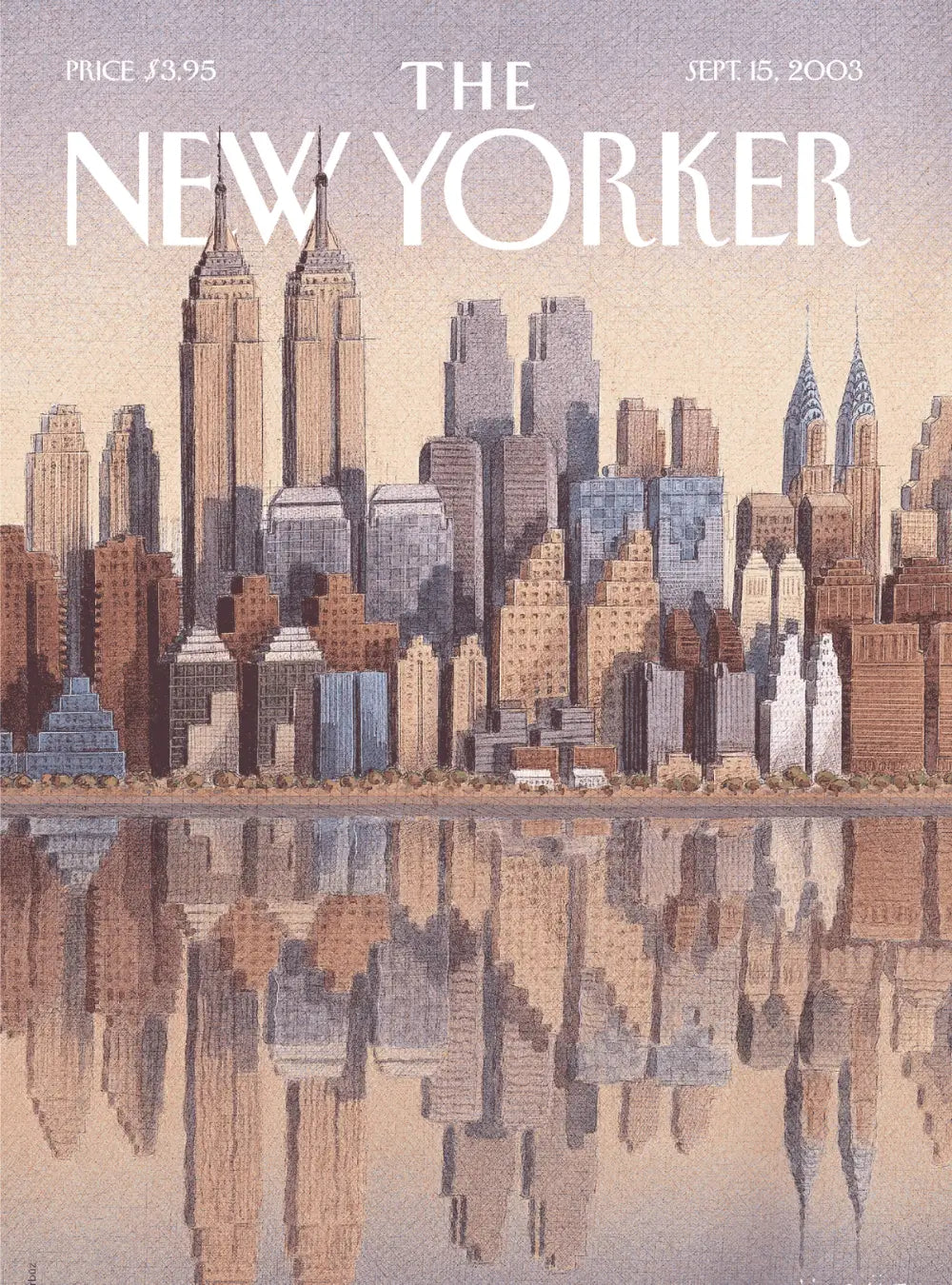 Illustration "Twin Towers" par Gurbuz pour The New Yorker