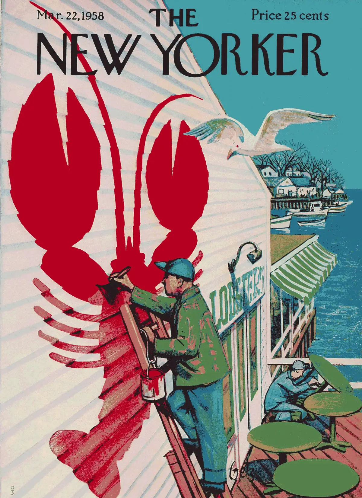 Illustration "Lobster" par Getz pour The New Yorker