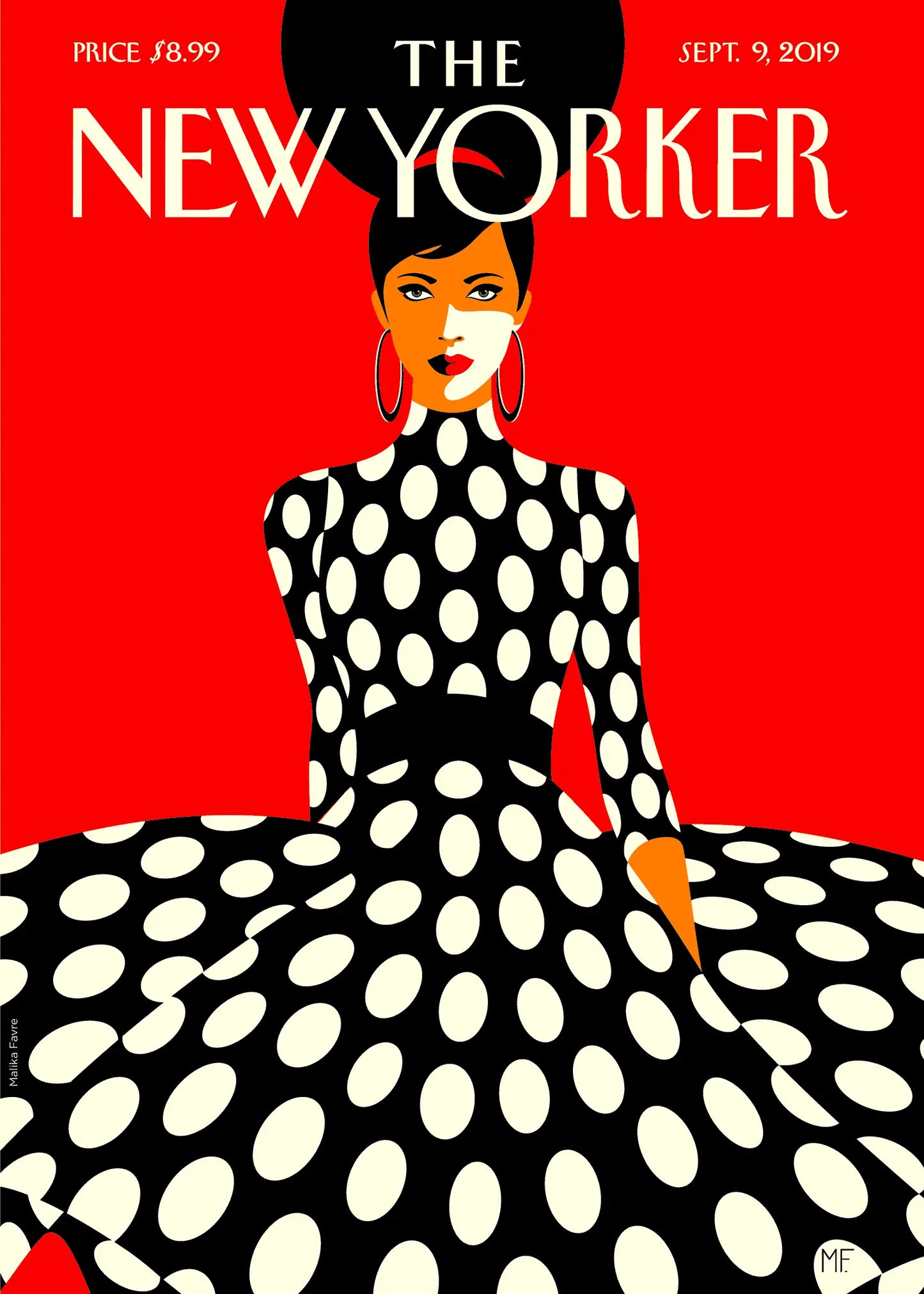Illustration "Sweeping Into Fall" par Favre pour The New Yorker