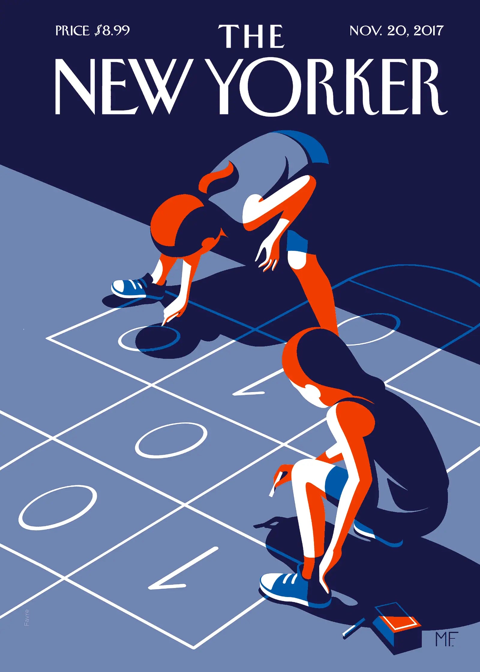 Illustration "November 20, 2017" par Favre pour The New Yorker