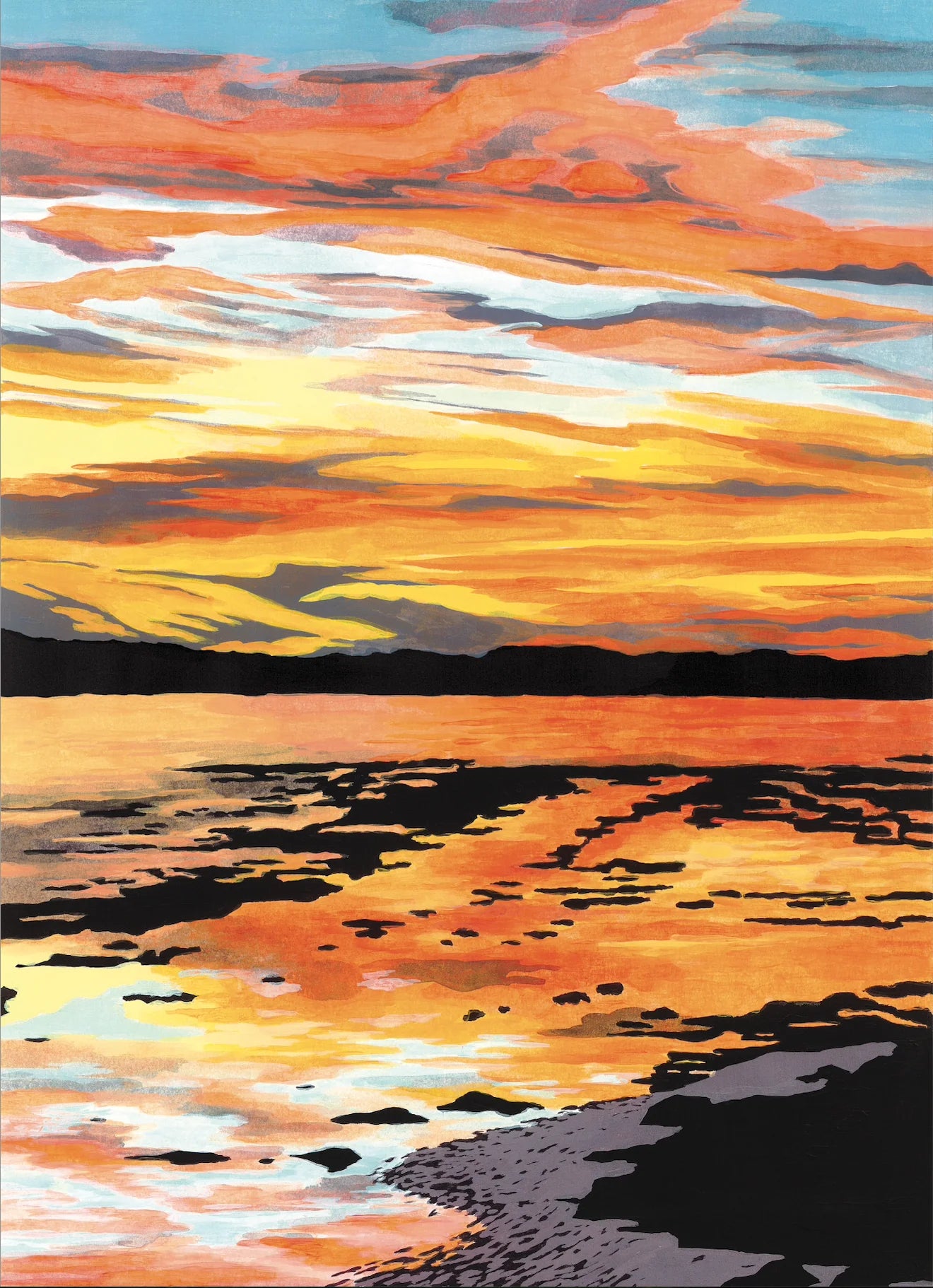 Illustration Golden Hour d'Elsa Saunier pour Piece and Love