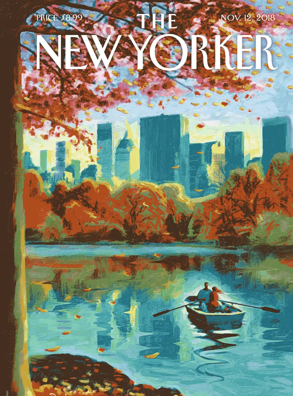 Illustration "Row Boat" pour The New Yorker