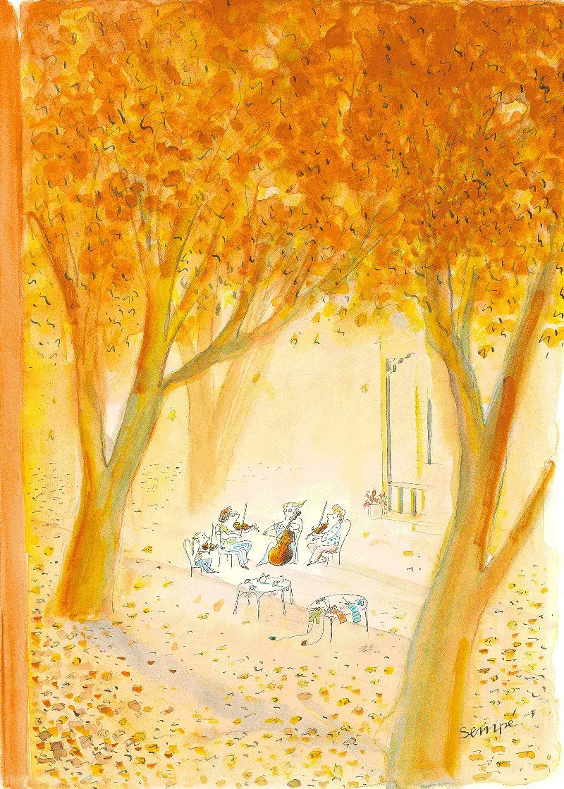 Illustration "Quatuor" par Sempé