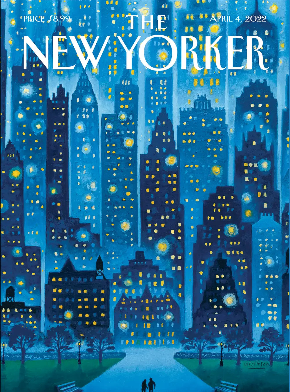 Illustration "Stellar Night" par Sempé pour The New Yorker