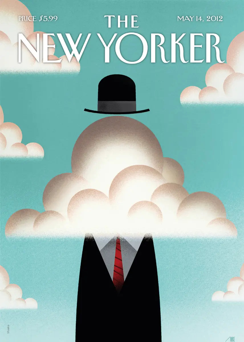 Illustration par Staake "The Cloud" pour le magazine The New Yorker"