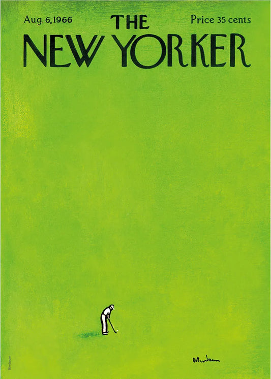 Illustration "Golf" par Birnbaum pour The New Yorker