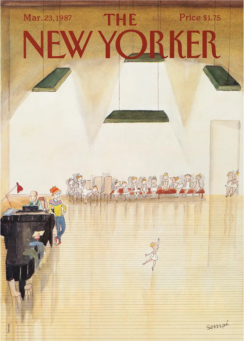 Illustration "Audition" par Sempé pour The New Yorker