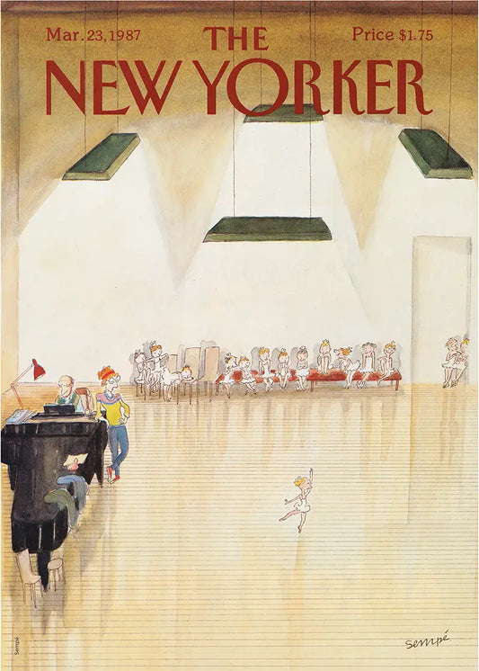 Illustration "Audition" par Sempé pour The New Yorker